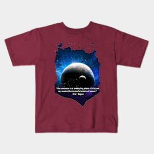 "Cosmic Kaleidoscope: A Universe Unleashed Kids T-Shirt